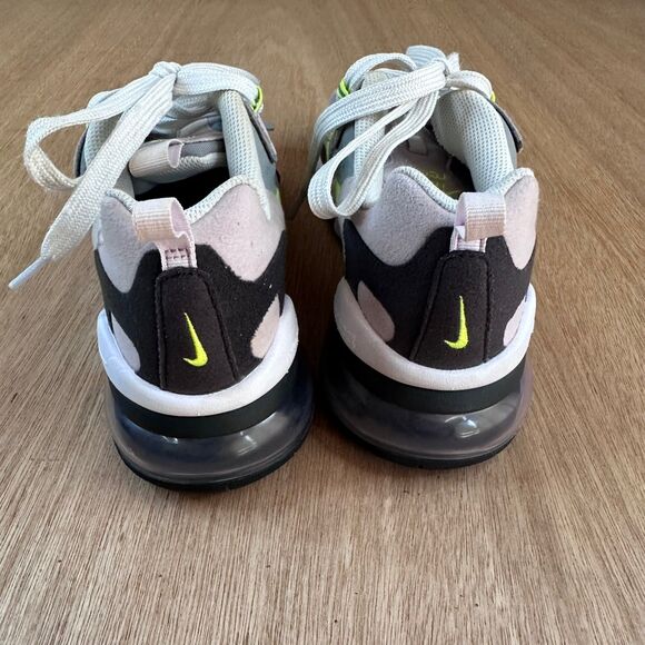 Nike Air Max 270 React Gray Volt Pink Women’s 7 / Youth 5.5Y BQ0103-010 - Picture 4 of 8